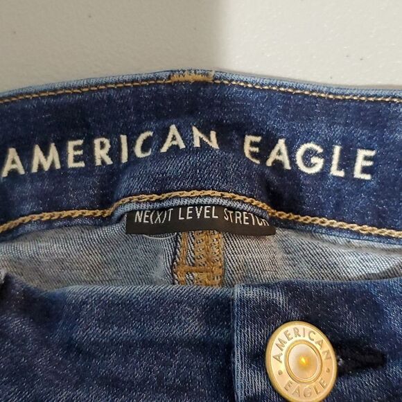 american eagle next level stretch 30x29 size 8 curvy jeggings - Picture 6 of 8